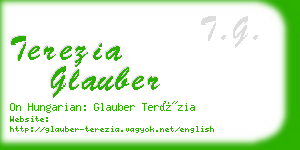 terezia glauber business card